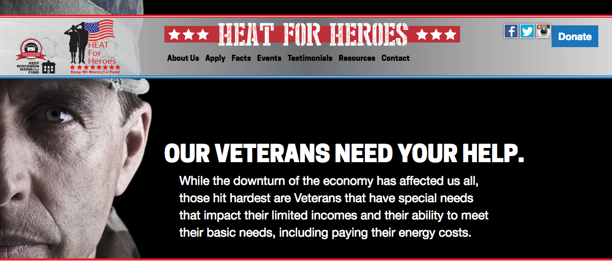 Screen capture of Heat 4 Heroes website
